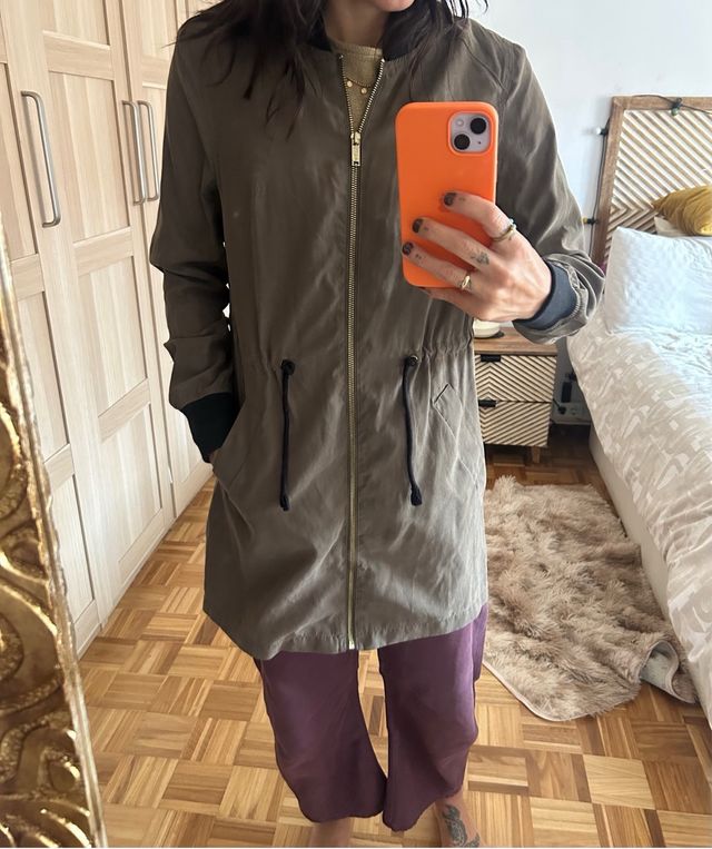 Bomber larga verde militar