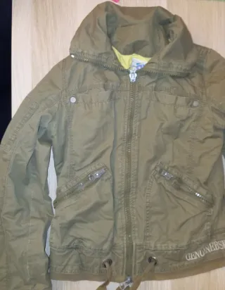 Chaqueta verde militar mujer