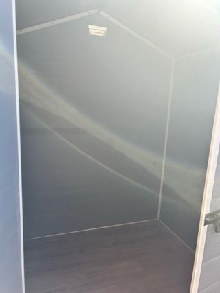 Caseta de resina exterior gris