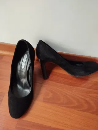 Scarpe DONNA PIU nere tacco donna tacco 8