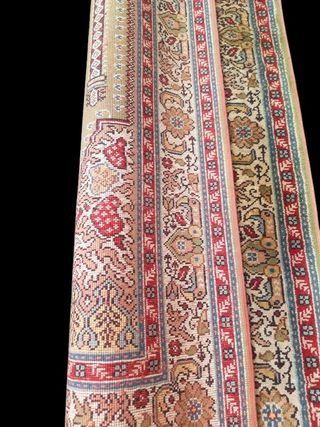 Antico Tappeto Hereche Hereke Cm 90x60 Farah1970