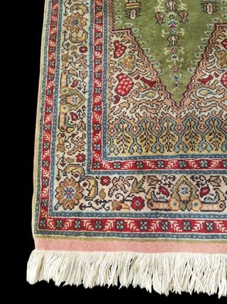 Antico Tappeto Hereche Hereke Cm 90x60 Farah1970