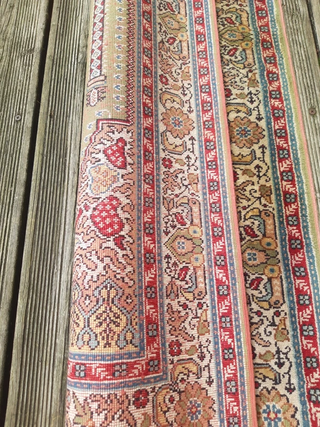 Antico Tappeto Hereche Hereke Cm 90x60 Farah1970