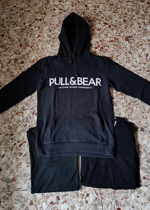 Lote de 4 peças de roupa masculina para o inverno, tamanho M