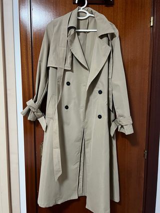 Gabardina Beige/Marrón