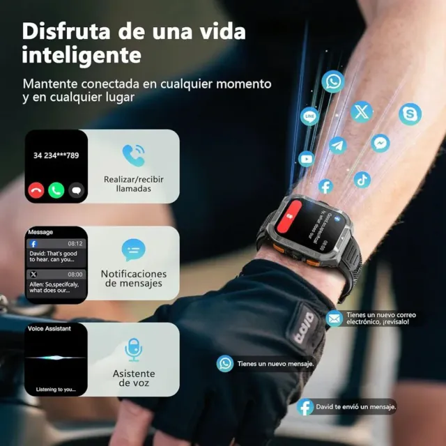 Reloj Inteligente Militar Blackview GPS