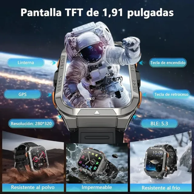 Reloj Inteligente Militar Blackview GPS