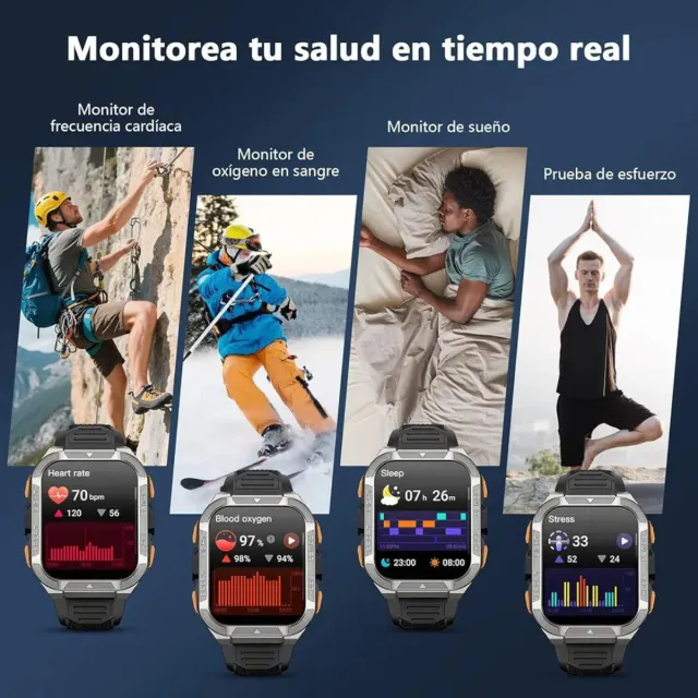 Reloj Inteligente Militar Blackview GPS