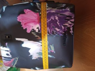 Bolso Mochila Desigual Negro Multicolor