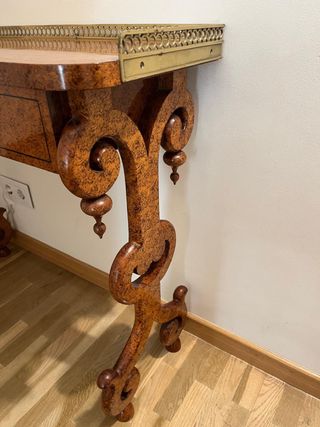 Original mueble Consola antiguo restaurado.