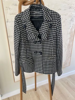 Chaqueta Vintage Et Vous Mujer – Negro/Blanco – L