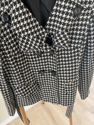 Chaqueta Vintage Et Vous Mujer – Negro/Blanco – L