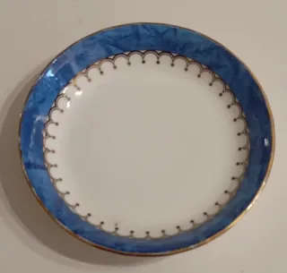 PLATO PEQUEÑO DE PORCELANA QUEEN'S SYMPHONY BLUE 