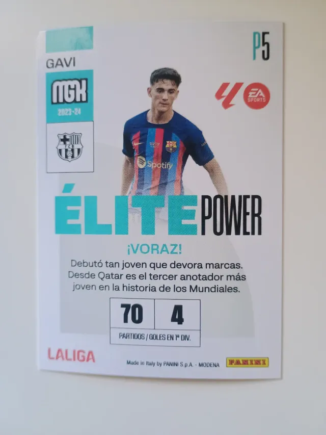 Carta Gavi Élite Power MGK LaLiga 23-24
