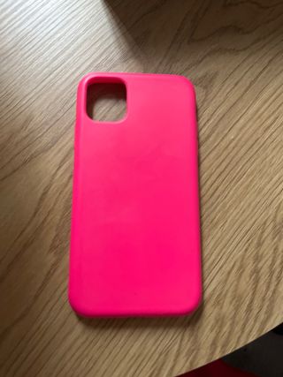 Funda iPhone 11 Rosa Neón