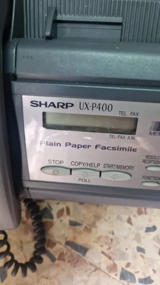 Teléfono Fax Sharp UX-P400 Gris