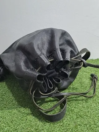 Mochila Piel Vintage Negra