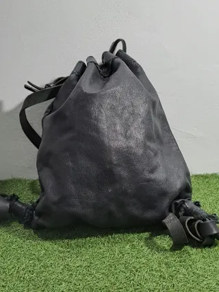 Mochila Piel Vintage Negra