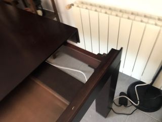 Mesa de comedor madera maciza wengué