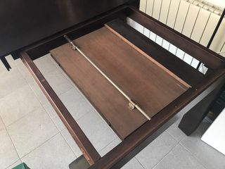 Mesa de comedor madera maciza wengué