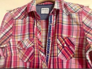 Camisa mujer cuadros Stradivarius Talla L