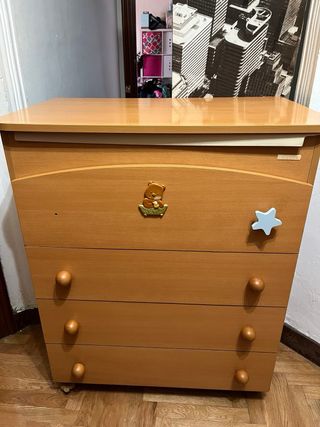 Cómoda bañera Micuna madera