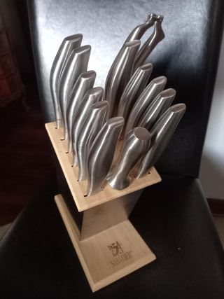 Set Coltelli Acciaio Sabatier 'Gold'