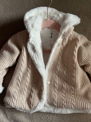 Felpa invernale bambina con pelliccia