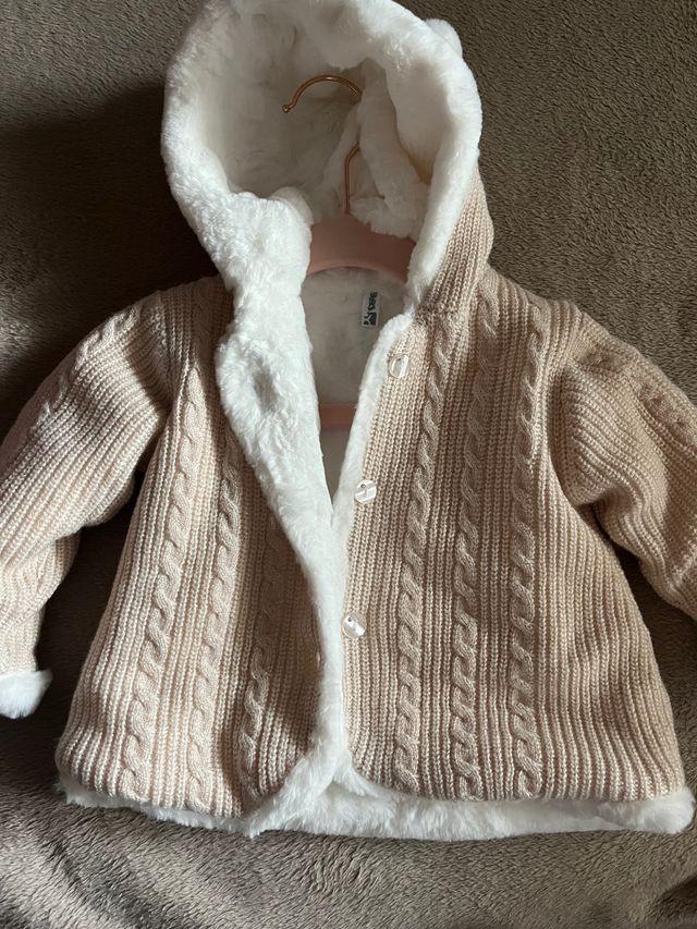 Felpa invernale bambina con pelliccia