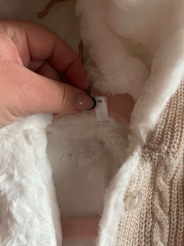 Felpa invernale bambina con pelliccia