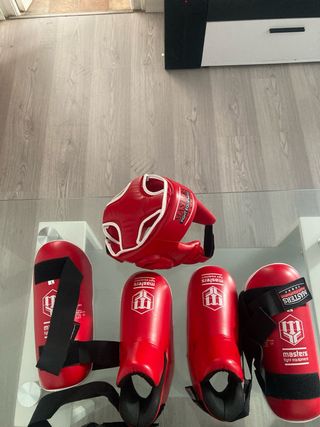 Protección Artes Marciales Roja