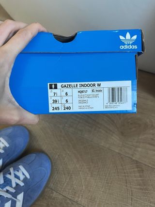 Zapatillas Adidas Gazelle Indoor Azul