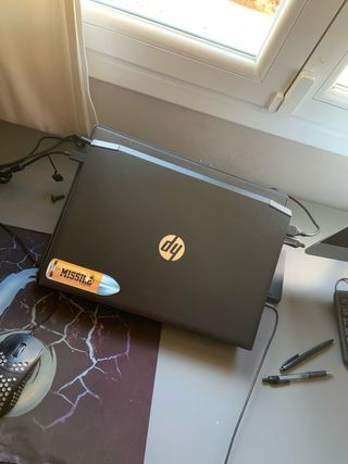 set up+portatil gaming hp