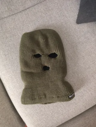 Sciarpa passamontagna verde militare