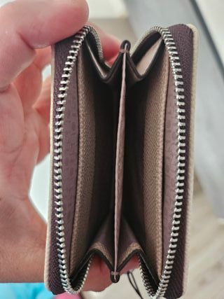 Monedero Tous Beige y Plateado