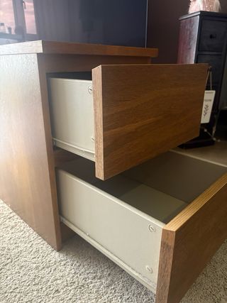 Comodino in legno marrone Ikea Malm