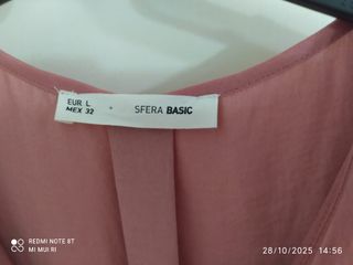 Blusa sin mangas rosa verano