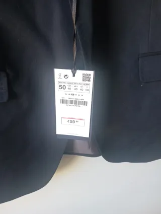 Americana azul hombre