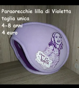 Paraorecchie lilla, Disney Violetta, 4-8 anni