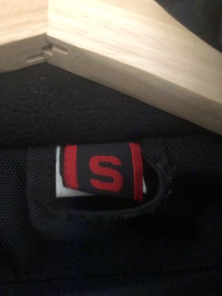 Chaqueta de cordura azul y negra