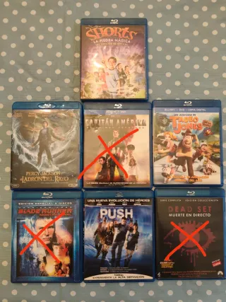 Lote 4 Películas Blu-ray/DVD