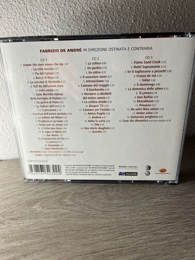 Cofanetto CD Fabrizio De André