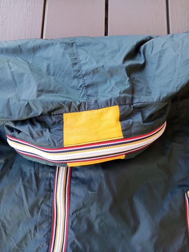 Bomber uomo verde multicolore