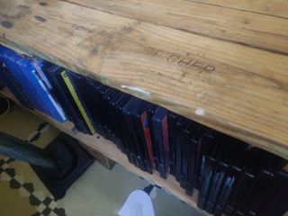 Mueble TV madera y metal