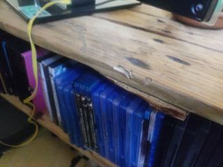 Mueble TV madera y metal