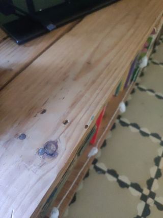 Mueble TV madera y metal