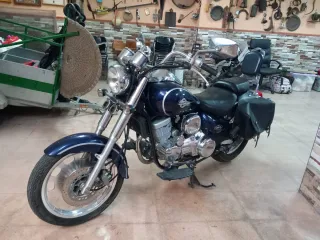 Moto Daelim Azul Metalizado