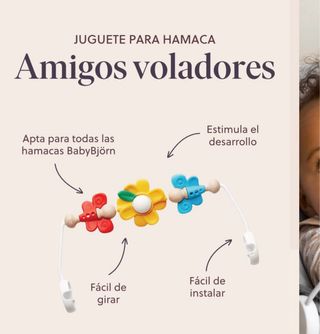 Hamaca Babybjörn con 2 Juguetes