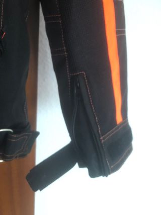 Chaqueta cordura niño naranja y negro