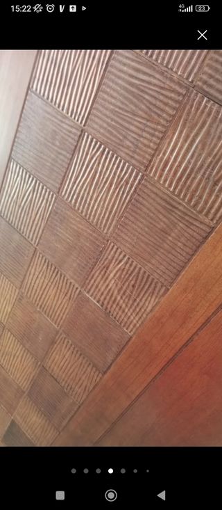 Cabecero cama 150 + 2 mesitas noche madera